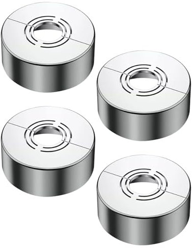 TPZORJX 4PCS Embellecedor Radiador, embellecedor ducha, Embellecedor Grifo Ducha, Embellecedor Grifos Tamaños Ajustables, para Accesorios de Ducha, Decoración de Grifos （70 * 25MM）