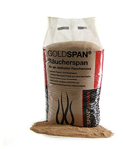 GOLDSPAN Sciure de fumage en bois de hêtre 15 kg grain 0,4–1 mm