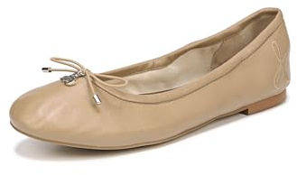 Sam Edelman Women's Felicia 经典feliciafelicia Classicفيليسيا كلاسيكfelicia Classicfelicia Classic Ballet Flat, Soft Beige, 6.5 UK