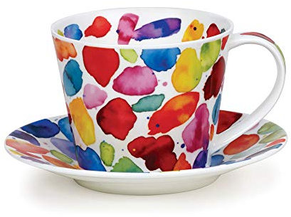 DUNOON Islay Blobs Tasse Untertasse Caroline Bessey