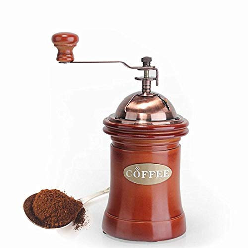 Molinter Kaffeemühle Manuell Handkaffeemühle Edelstahl Verstellbaren Keramikmahlwerk Retro Espressomühle Caffee Mühlen