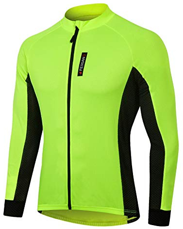 MEETWEE Magliette Ciclismo Uomo, Maglia Ciclismo Maniche Corte/Lunghe Abbigliamento Mountain Bike Maglia