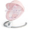 Maxmass Electric Baby Bouncer with 5 Swing Amplitudes, 3-Stage Timer & Motion Function, 2 Toys, Music Speaker and Remote Control, Baby Swing Infant Seat for Newborn (Pink)