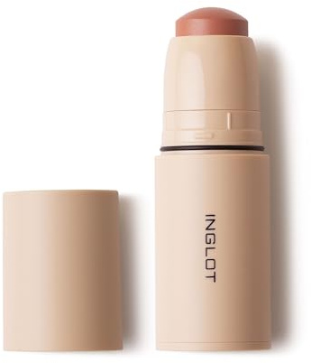 Inglot Cream Stick Blush | Fard in Stick Cremoso | Facile da Applicare e con Finish Naturale | Ideale per Definire le Guance | Formula Idratante e a Lunga Durata | Rusty Pink 211 | 6,2 g
