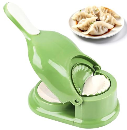 Qaestuan Dumpling Maker, Macchina per Gnocchi 2 in 1, Stampo Per Gnocchi, Formatore per Gnocchi fai da te, Artefatto per la Produzione di Gnocchi, per Cucine, Ristoranti, Scuole, Alberghi