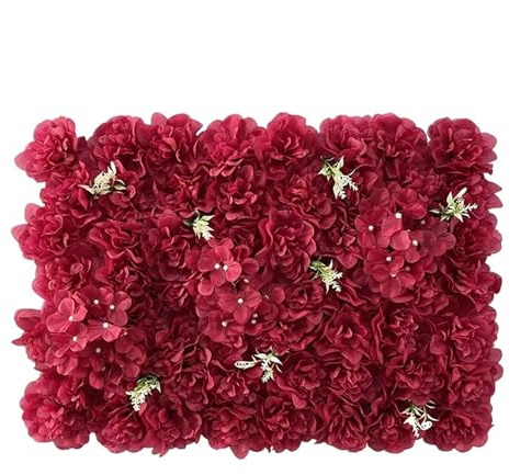 Konstgjorda levande väggpaneler, 1 st konstgjord blomma väggpanel bakgrund bröllopsdekoration bröllop födelsedag(Mh1)