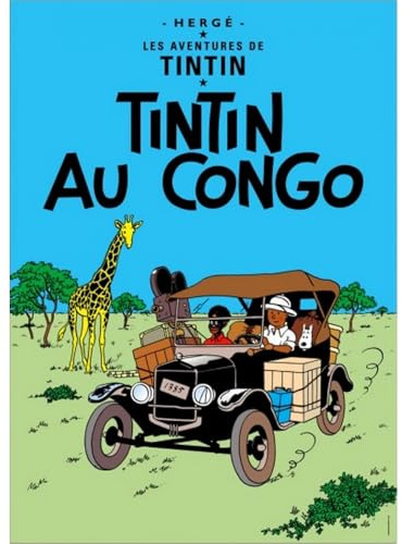 Tim und Struppi Poster: Tintin au Congo 22010 (70x50cm)