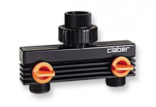 Claber Raccordo rapido n. 8590 - Distributore a 2 valvole