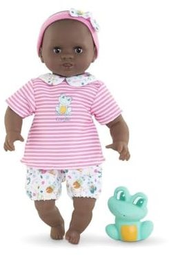Corolle - Mon Premier Poupon, Bébé Bain Alyzée, avec Jouet de Bain, 30cm, dès 18 Mois, 9000100660