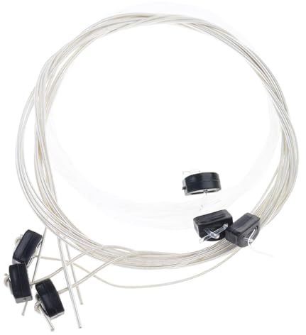 Pro-Grade Classical Guitar Nylon String Set with Locking Bridge Beads Smooth Feel & Concert-Level Sound Easy Install Classical Guitar Strings