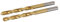 Silverline 398994 HSS Titanium-Coated Drill Bits 2pk 4.0 mm