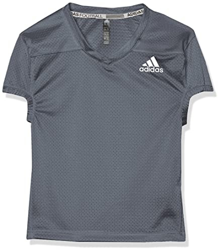 adidas Boy's Practice Football Jersey Onix/White Medium