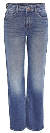 Noisy May Femme Nmyolanda Nw Wide Az308mb Noos Jean Uni, Bleu, 32W / 32L EU