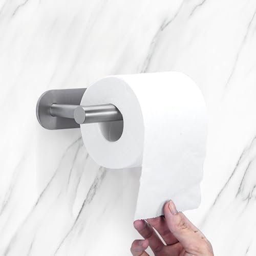 Porta Rotolo Carta Igienica Portarotolo Acciaio Inox 304 Porta Fazzoletti Adesivo Senza Foratura per Bagno E Bagno Nichel Spazzolato in Acciaio Inossidabile Adatto per Cucina Bagno Camera Da Letto