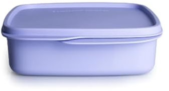 Tupperware Contenitore per il pranzo To Go Clevere Pause 1 x 550 ml lilla con 3 scomparti + cucchiaio sospeso, 7503C-6