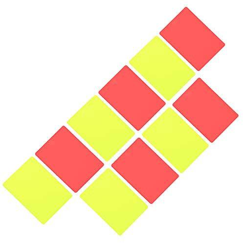 Schiedsrichter-Strafkarten, Hochleistungs-Fußball-Schiedsrichterkarten-Sets für Fußballspielzubehör