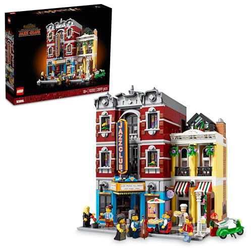 LEGO Icons Jazz Club 10312 Building Set for Adults and Teens, A Collectible Gift for Musicians, Music Lovers, and Jazz Fans, Includes 5 Detailed Rooms Within The Music Venue and 8 Minifigures