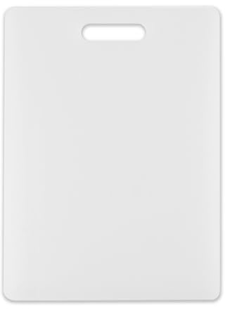 Dexas NSF Polysafe Cutting Board with Handle, 11 by 14.5 inches, White