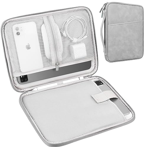 Lacdo Custodia Protettiva Borsa Tablet per 11 iPad A16, 11 iPad Air M4 M3 M2, 11 iPad Pro M5 M4, 10.9 iPad, 11 iPad Pro, 10.2 ipad, 10.9 iPad Air 5 4, 10.5 iPad pro Magic Keyboard, Grigio