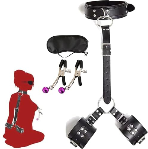 Set di Kit BóndĀgè BD-ṠM per Coppie con copriocchi e clip
