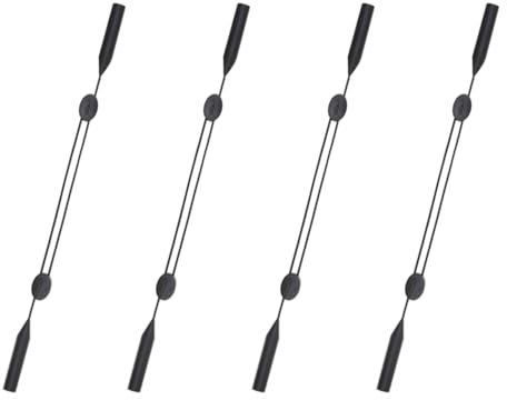 FuzlPnag 4 Stück universal fit sportbrillenhalterung,verstellbares sportbrillenband, brillenband Sport, für Sport- und Sonnenbrillen