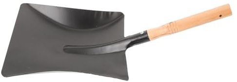 Mikikit Pala De Hierro Multifunción Mango De Madera Pala para Jardín Práctica Excavar Tierra