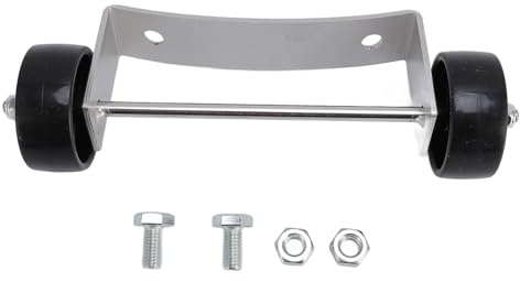 Kit de Rueda del Calentador de Patio de Acero Inoxidable plástico Universal Rueda de Calentador de Gas al Aire Libre para mudanza Conveniente