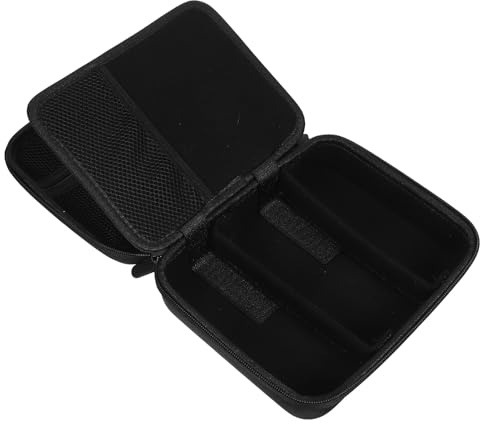 GANAZONO Estuche de Viaje para Diabéticos Bolsa Isotérmica Negra para Insulina Compartimentos para y Glucómetros Organizador Portátil para Suministros Médicos Almacenamiento Refrigerado