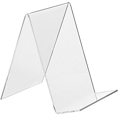 DIN A6 Buchstütze/Buchständer/Warenstütze/Warenträger aus Acryl