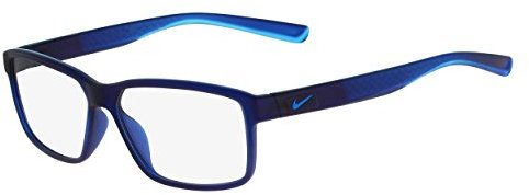 Nike 7092 405 57 Monturas de gafas, Rectangulares, 57, Mt Crystal Midnight Navy/