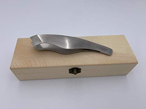 Pinza jamón o quitar espinas pescado 3 Claveles + Caja de Madera