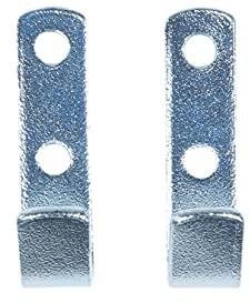 Masidef member of the würth group DY270660 Gancio piatto da parete in acciaio zincato 12x50 mm. max 2 pz, 50 x 12 mm (100 kg)