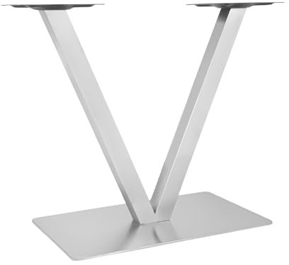 Areao V-förmige Tischbeine aus rostfreiem Stahl Untergestell aus rostfreiem Stahl Tischsockel 70cm Rutschfester Sockel Tragfähigkeit bis zu 440.92lbs Geeignet für Couchtische, Esstische, Küchentische