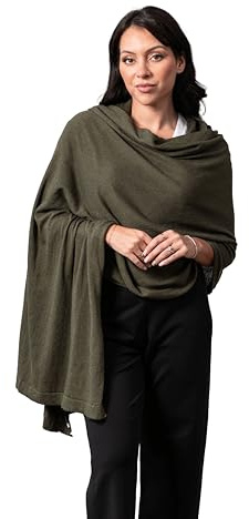 zestt Dreamsoft Travel Scarf, Wrap and Shawl, Organic Cotton, Olivewood