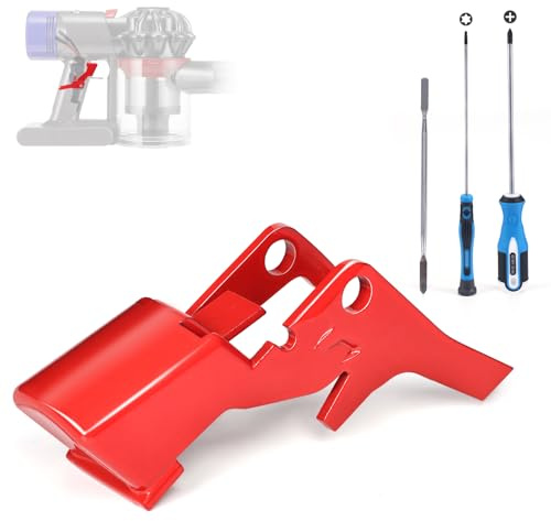 V7 V8 Metallo Trigger Pulsante Compatibile con Dyson V7 V8 SV10 SV11 Aspirapolvere Pulsante interruttore di alimentazione Ricambi e strumenti di riparazione