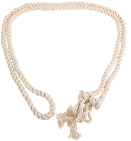 Healvian Cintura Intrecciata in Corda Vintage Regolabile in Cotone Bianco, Cintura Boema da Donna e Uomo per Abbigliamento Casual, Feste a Tema e Costumi Medievali