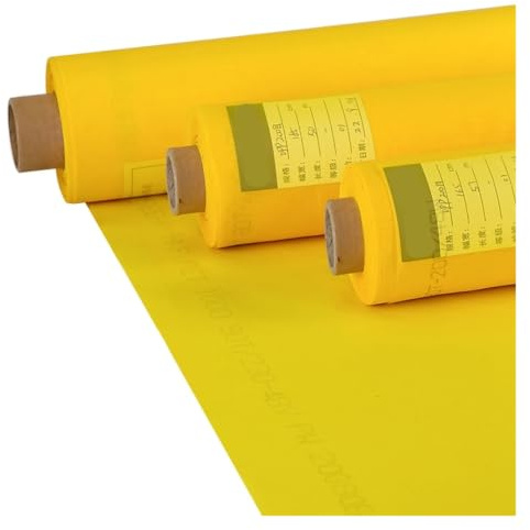 40-420M Screentryck Mesh Tyger Polyester Silk Screentryck Mesh Framställning Stretch Verktygsdelar(165x100cm,180M 72T-48um)