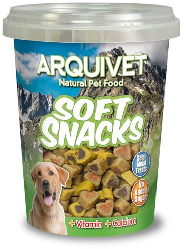 Arquivet Soft Snacks para Perro Corazones Mix para Perro, 300 g (Paquete de 1)