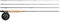Greys Fin 8' 4wt Fliegenrute und Spule, 4-teilige Graphitstange, große Dorn Disc Drag Fin Reel