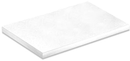 dekora - Base per Torta Rettangolare Bianca 30x40cm, Altezza 1,2cm - Ideale per Tutti i Tipi di Feste, Compleanni e Anniversari