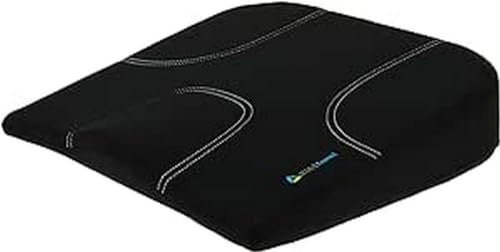 Kine Travel 169841 Coussin d'Assise Ergonomique Confort - 41.5 x 40 x 9/2 cm - approuvé par Un Kinésithérapeute, Noir
