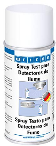 WEICON Spray Test per rilevatori di fumo | 150 ml | Senza lasciare residui | Trasparente