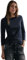 Cecil Damen B317389 Basic Baumwollshirt U-Boot Ausschnitt, Universal Blue, L EU