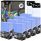 Mlikero 400 Pcs Cards Sleeves, 3 x 4 Inches Hard Plastic Card Sleeves, Premium Trading Cards Sleeves Fit for MTG, Football, Sports Cards (200 Hard Card Sleeves + 200 Clear Sleeves)