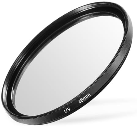 Filtro protector UV multicapa de 46 mm, accesorios de protección para lentes de cámara, 46 mm (paquete de 1)
