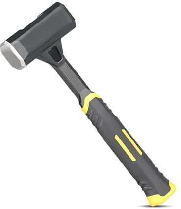 DESHIL 2lb Sledge Hammer - Heavy Duty Forged Forged One Piece Steel