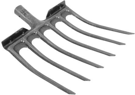 Yardwe Fourche Acier Robuste à Dents pour Aérer Et Décompacter Sol Outil Agricole pour Champs Et De Fleurs