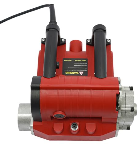Electric Wall Planing Machine, 4580W 110V Concrete Shovel Machine with Side Blade Carrying Case, Concrete Shovel Shovel Wall Machine Adjustable Depth, Wall Planer for Wall Renovation