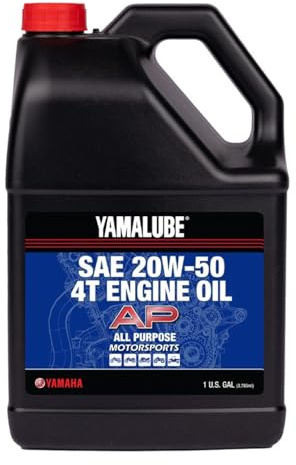 Yamaha Yamalube All Purpose Performance 4-Stroke Engine Oil - 1 Gallon, #LUB-20W50-AP-04