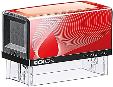 Colop Printer 40 23 x 59 mm Schwarz Siegel – Siegeln (schwarz)